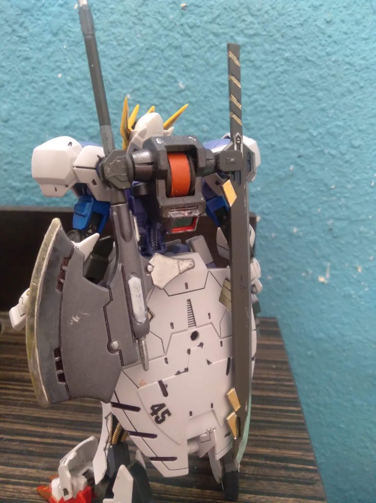 The back view. I'm not sure if I like the big back skirt or not