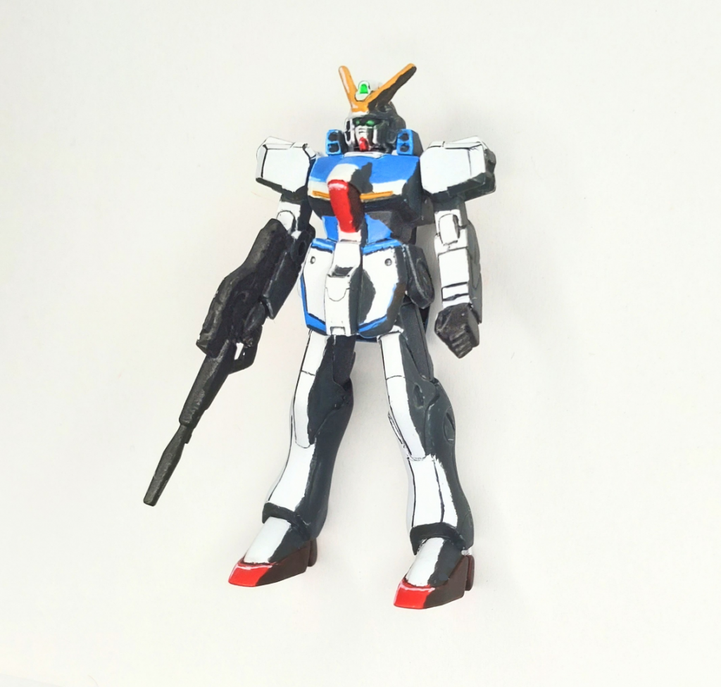 Vガンダムを使ってアニメ塗りに初挑戦してみました。それっぽくはできたかな。。。