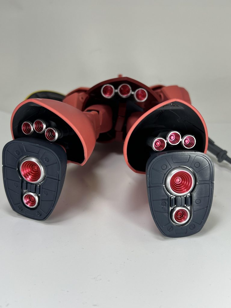 バーニアは、EXシルバーにGXクリアルージュの組み合わせ。バーニアっていつも塗装に悩みます。