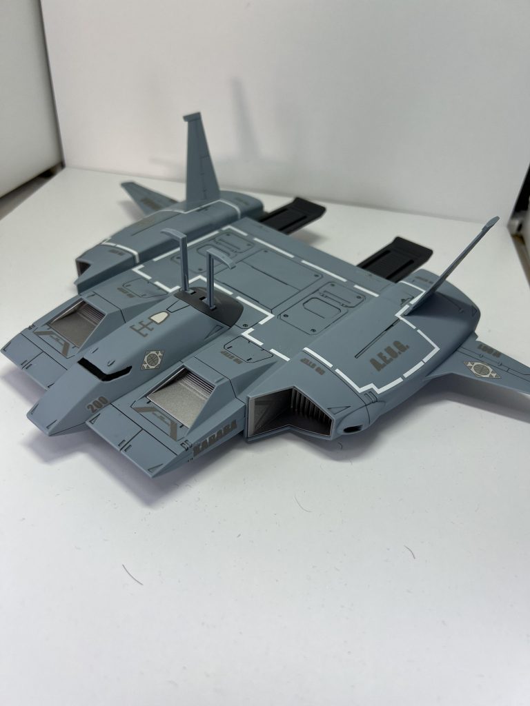 ガンダムベースで購入したドダイ改。ノズル部分とフットステップ部分のみ塗装。