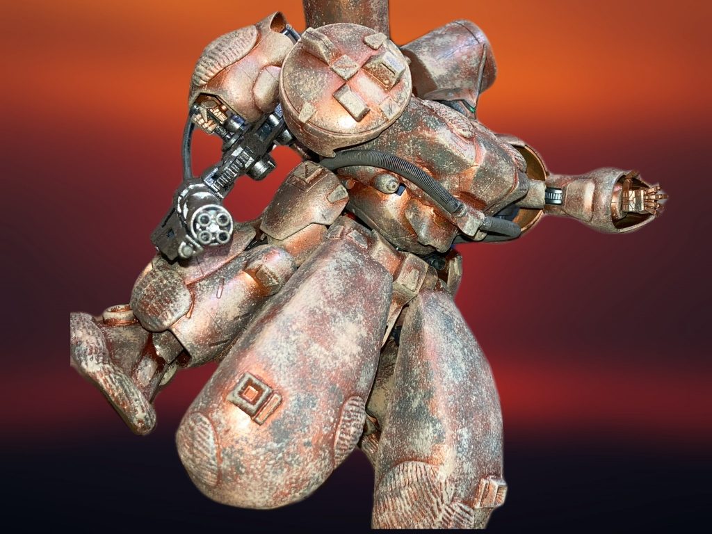 ベースはグシオン旧キットマラサイをミキシングしてます。