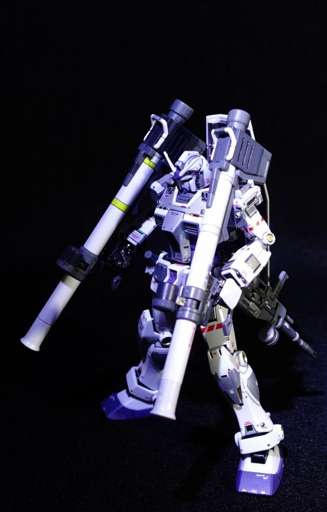 ●あまたの激戦ですっかりおじい(G)さん(3)になったガンダム。