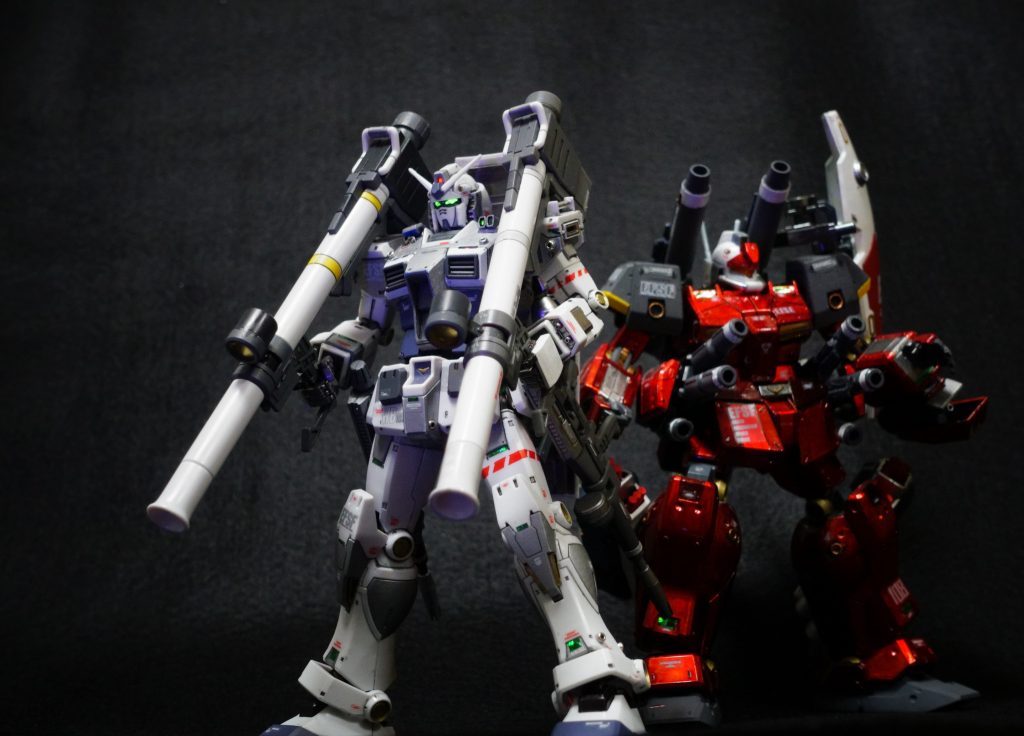 ●ガンキャノンMK-IIと一緒にア・バオア・クーの終活に向かいます。