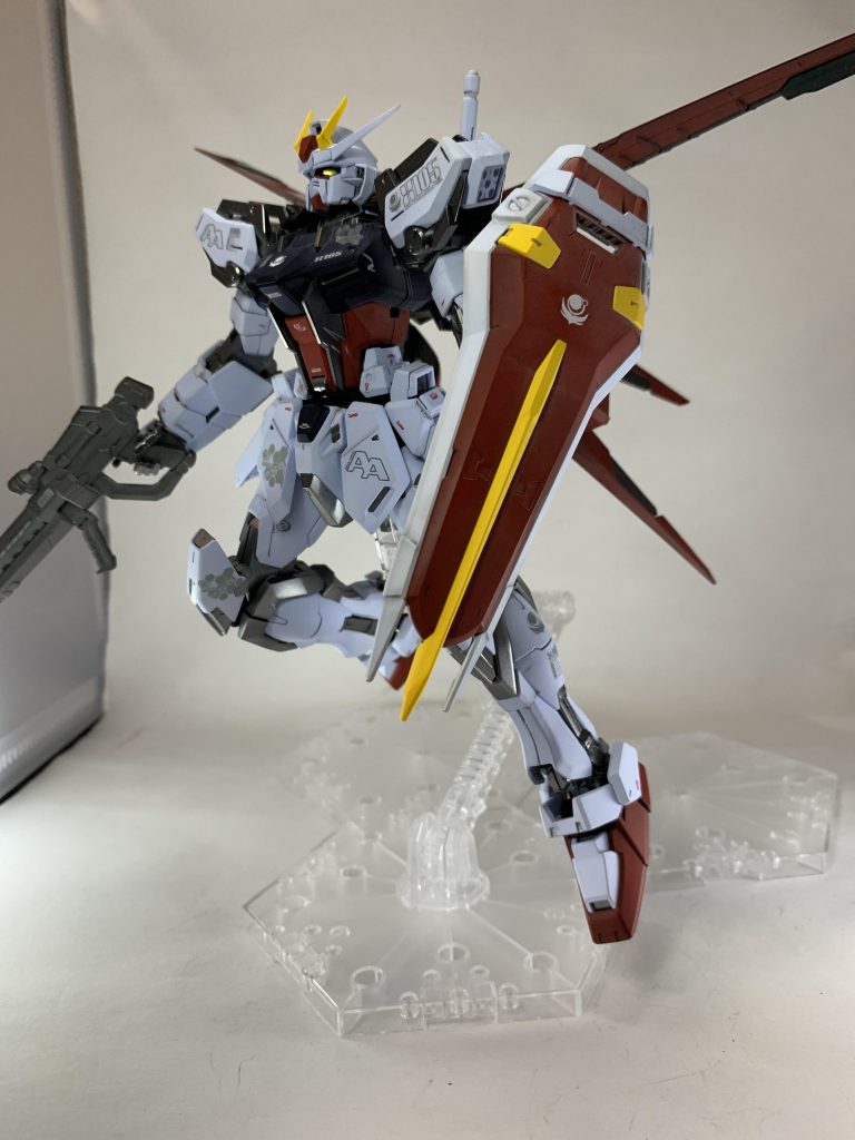 エールストライクへ換装黒は黒サフのみです