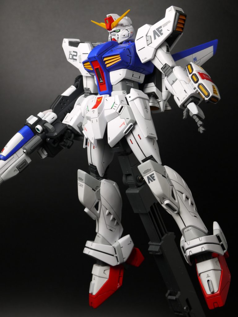 ウイングガンダムっぽいアングルから。デザイン的にも似ているところがあるなーと感じています。