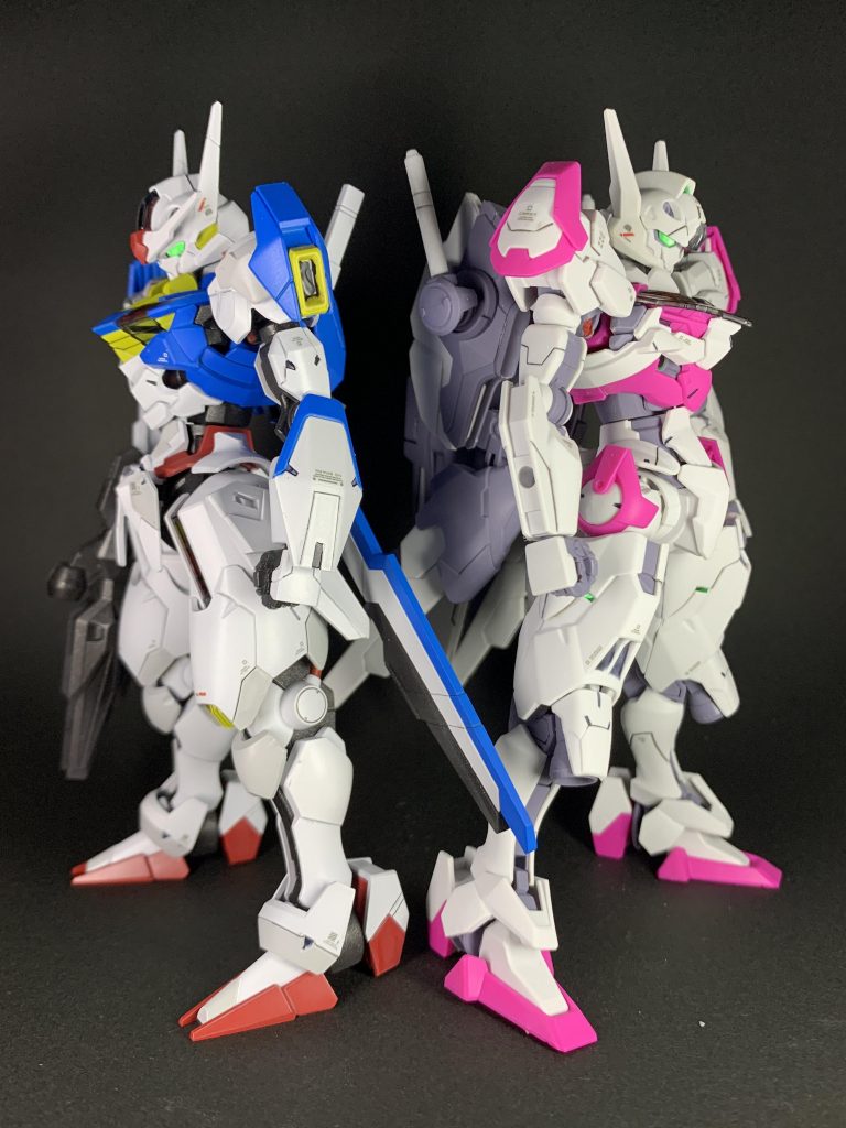 ルブリスとおそらくエアリアルは後継機な位置づけだと思いますが、姉妹機って言っても通じそう。