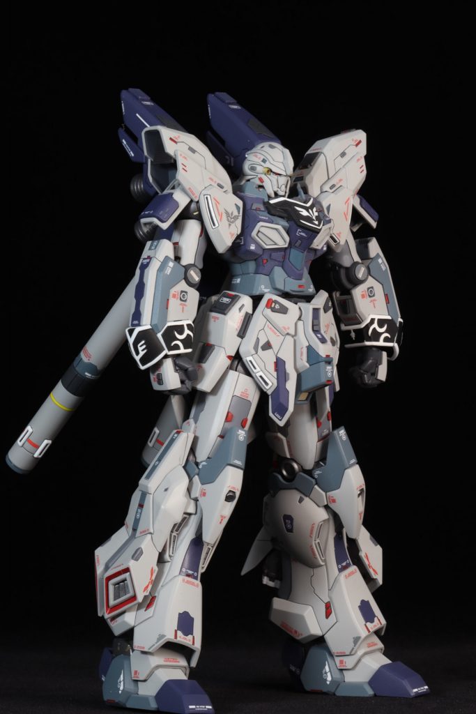 全身においてディテールと色分けを増やしました。ぱっと見でMGと勘違いしてくれると嬉しいです🤤