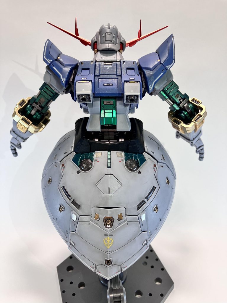 背面ウォッシングは初めてやってみたのですが汚し具合が難しいですね…