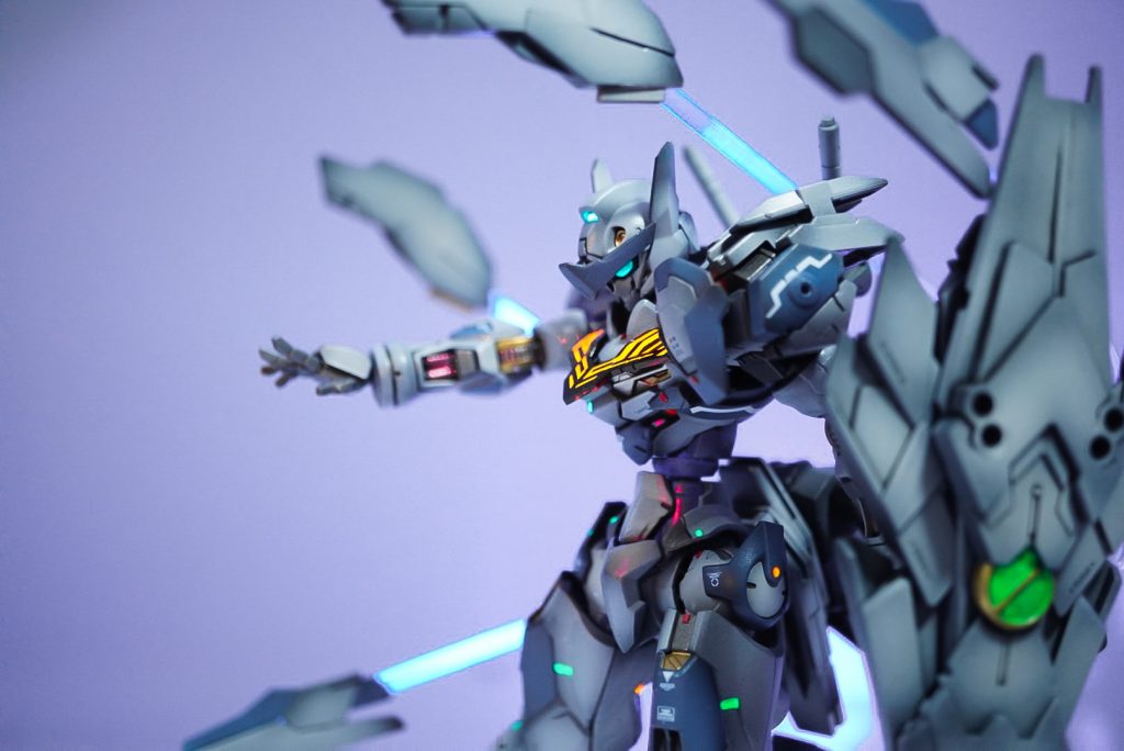 射出エフェクトも一応光ります