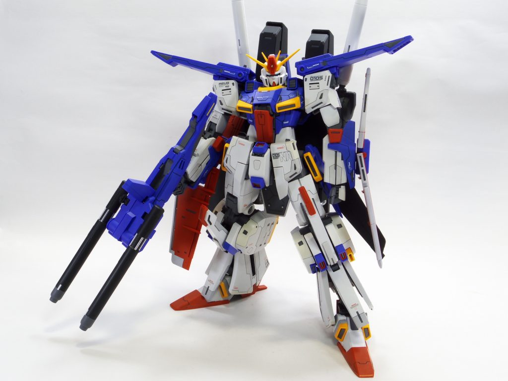 MG 強化型 ZZガンダム ver.ka–2枚目/制作者：gunplacraft