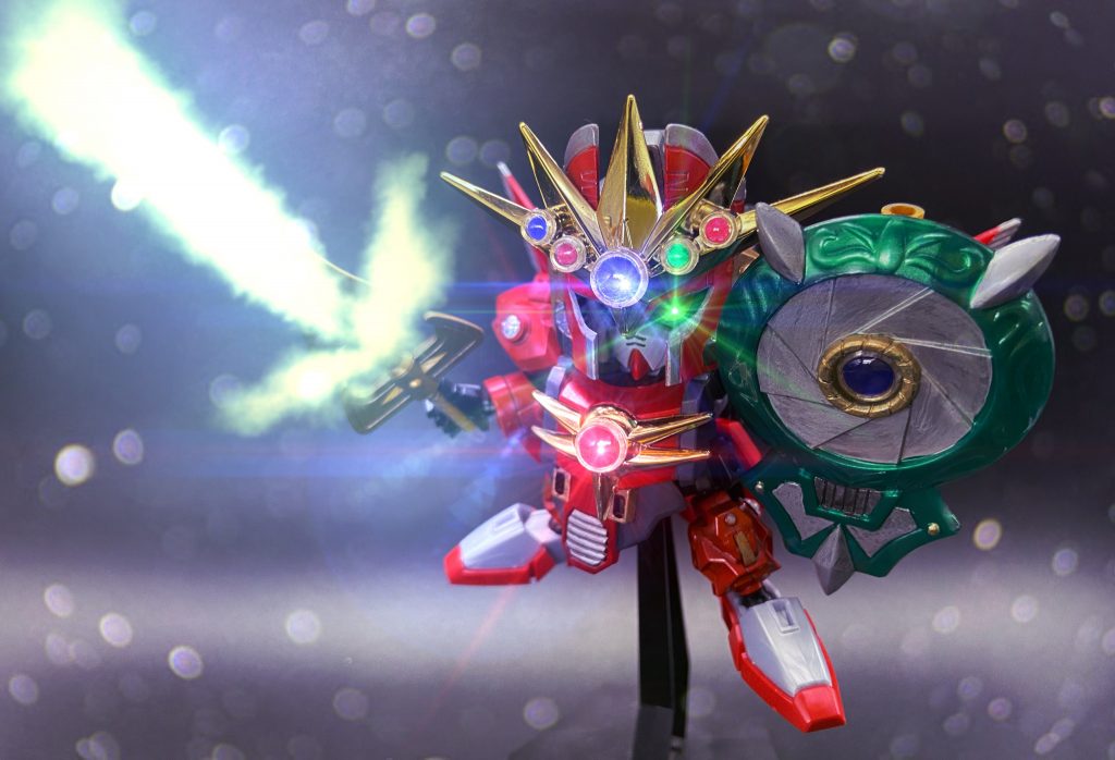 赤も青も、SDを愛する想いを力に変えて…いくぜ!むかしなつかし機甲神斬り〜〜〜‼️以下制作工程