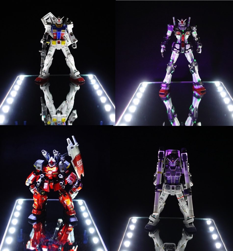 これだけ盛り盛りのG3なら、やはり装備てんこ盛りのガンキャノンMK-IIと並べても違和感なし。