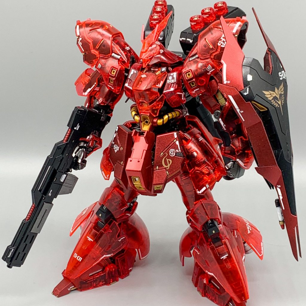 RG 1/144 サザビー [クリアカラー]/ガンプラ/全塗装 - プラモデル