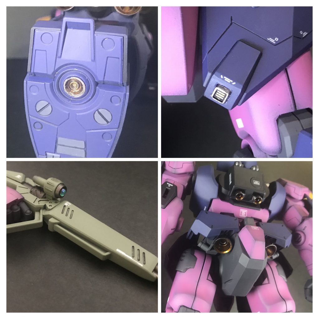 足裏バーニアの置き換えや、ちょこちょこ塗り分けしています。