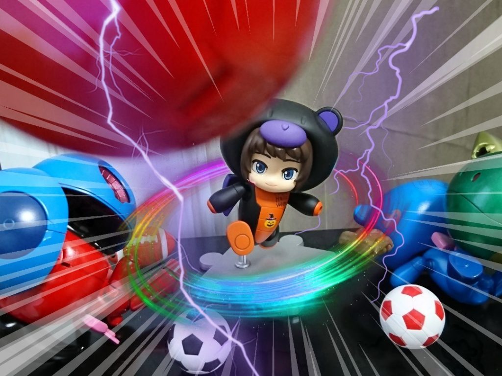 ハロを蹴るのは辞めましょう🎃