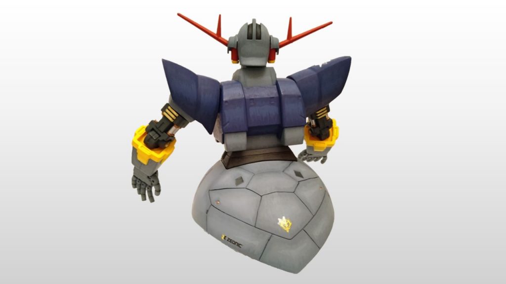 スカートの後ろはこんな感じに仕上がってます。亀の甲羅みたいです。