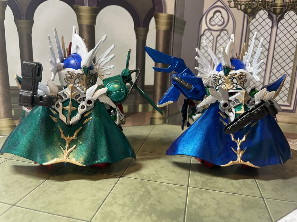 後ろ姿。せっかく2個作るので少しだけ差別化。エールやIWSPも作りたくなります(沼