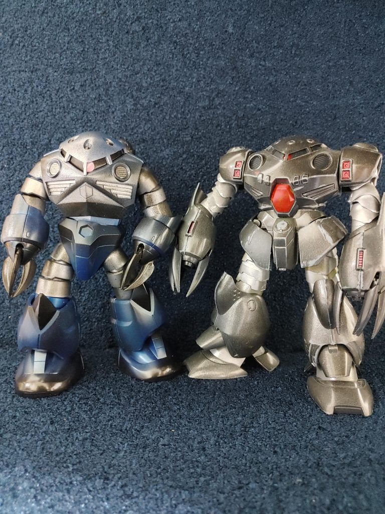 前に作成したズゴックＥと😊！