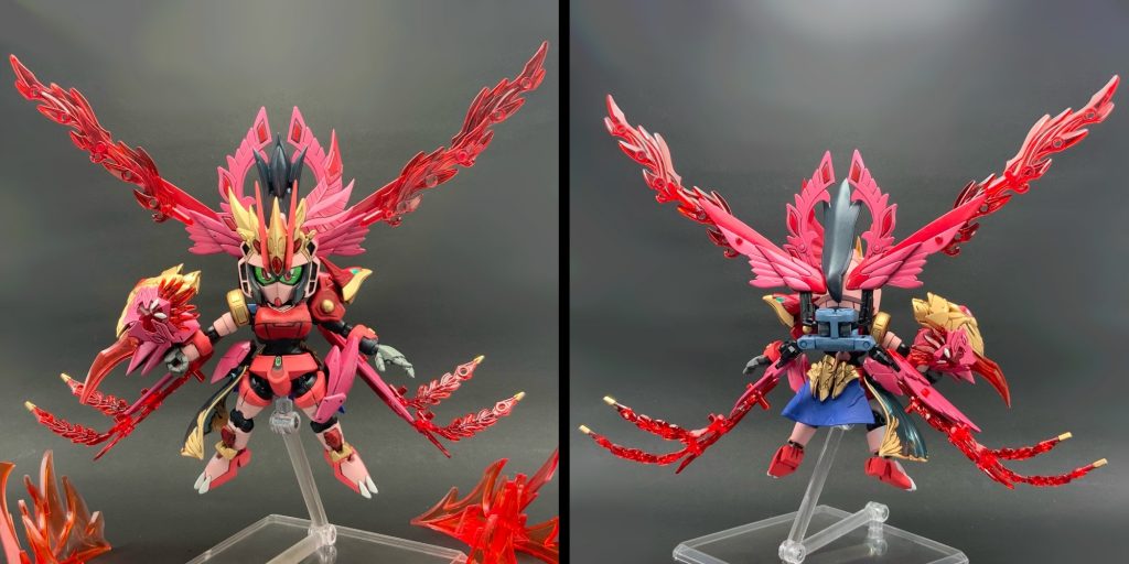 ●鳳の装い全力解放 前後拳の王と書いて、『ケンオウ』だ!