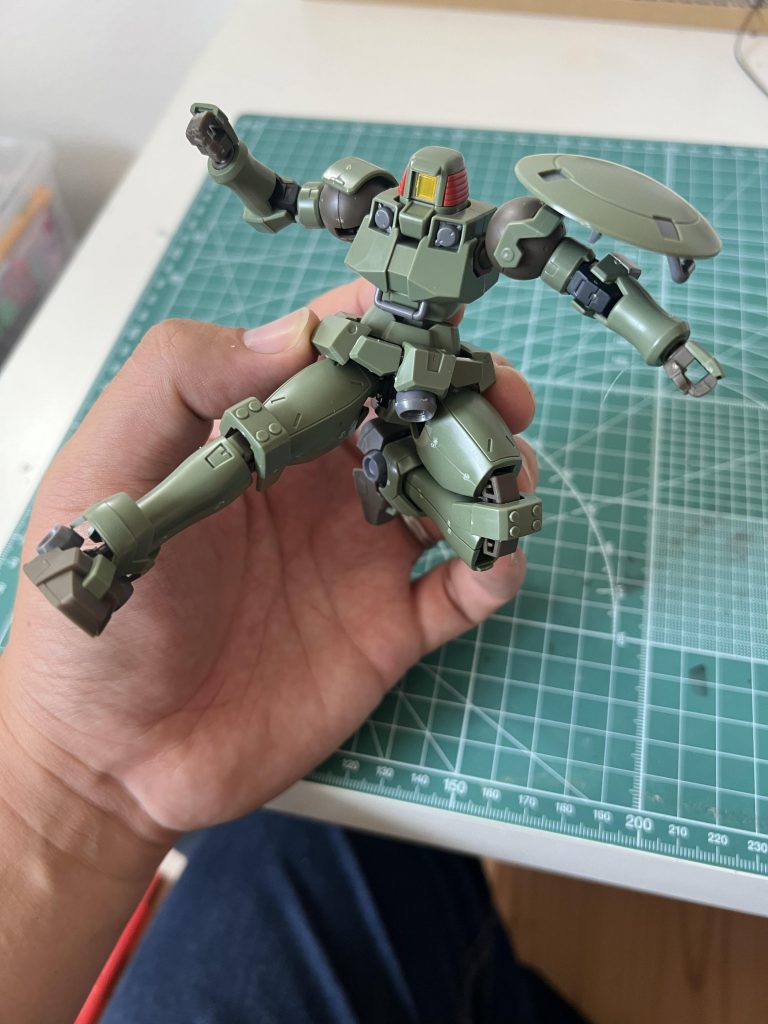 HG リーオー 素組み–5枚目/制作者：イヌマ@妻のいぬまにプラモライフを