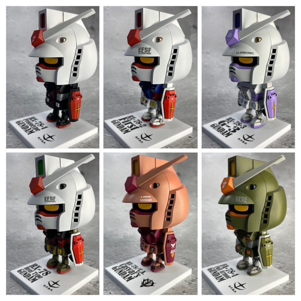 並べて飾って楽しめるように台座はデカール作成を初めてしてみました。