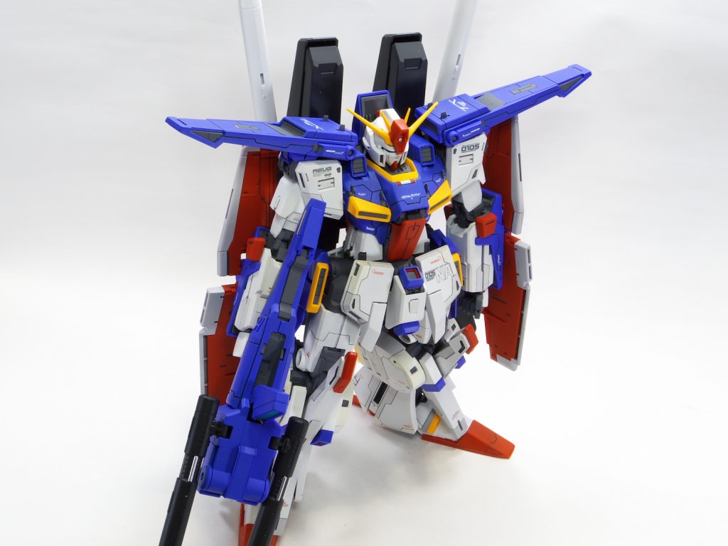 MG 強化型 ZZガンダム ver.ka–3枚目/制作者：gunplacraft