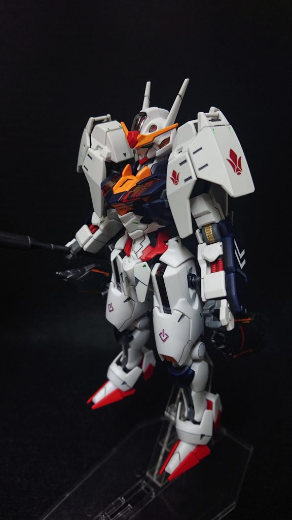 頭部    :エアリアルボディ   :エアリアル腰部    :エアリアル肩     :バルバトス第6形態腕部    :バルバトス第6形態脚部    :エアリアル+バルバトスのブースターバックパック:エアリアル武装    :ディランザのビームパルチザン