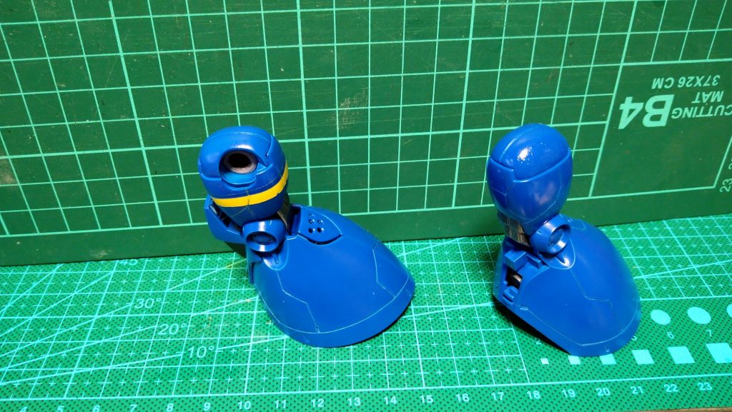 インディーブルー濃いと思ったけど。どおやら下地のグレーサフが原因ぽい・・次回改善します( ;∀;)