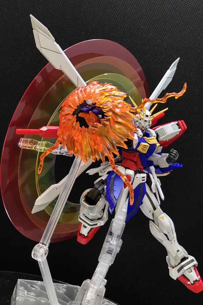 爆熱ゴッドフィンガーのエフェクトパーツです。前に置くだけなのに何か雰囲気が出ます(笑)