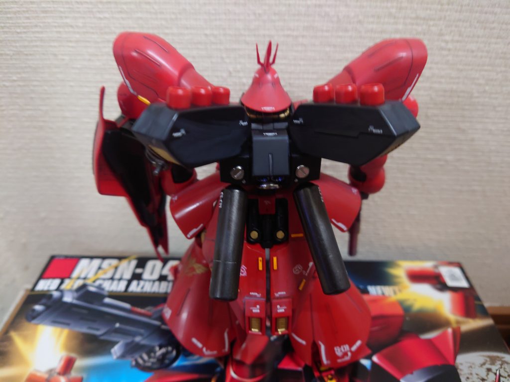 背中プロペラントタンクを拡大しても良かったかな？