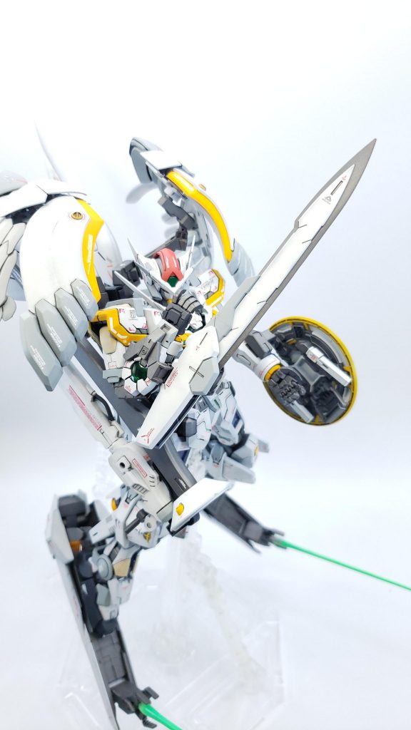 GNプロトソードGNロングランチャーGNヒートランスアヴァランチダッシュユニットのビームサーベル装備のサブアームがお気に入りです🤤