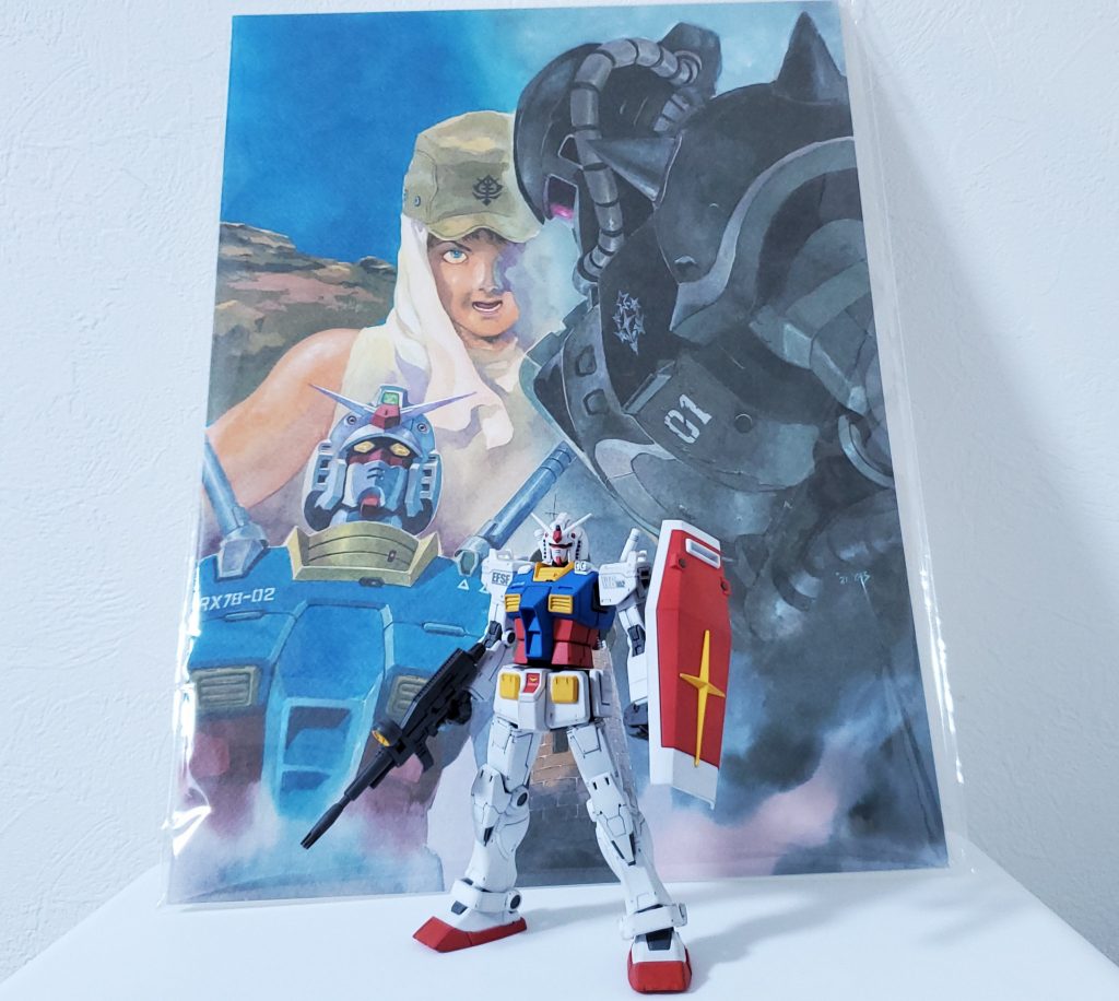 Twitterでやってた同時視聴キャンペーンで当たった複製ポスターと一緒に