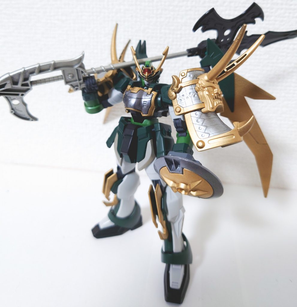 大陸最強の哪吒が強者を求めて海を渡り、武者頑駄無に勝負を挑みに来たという設定です。