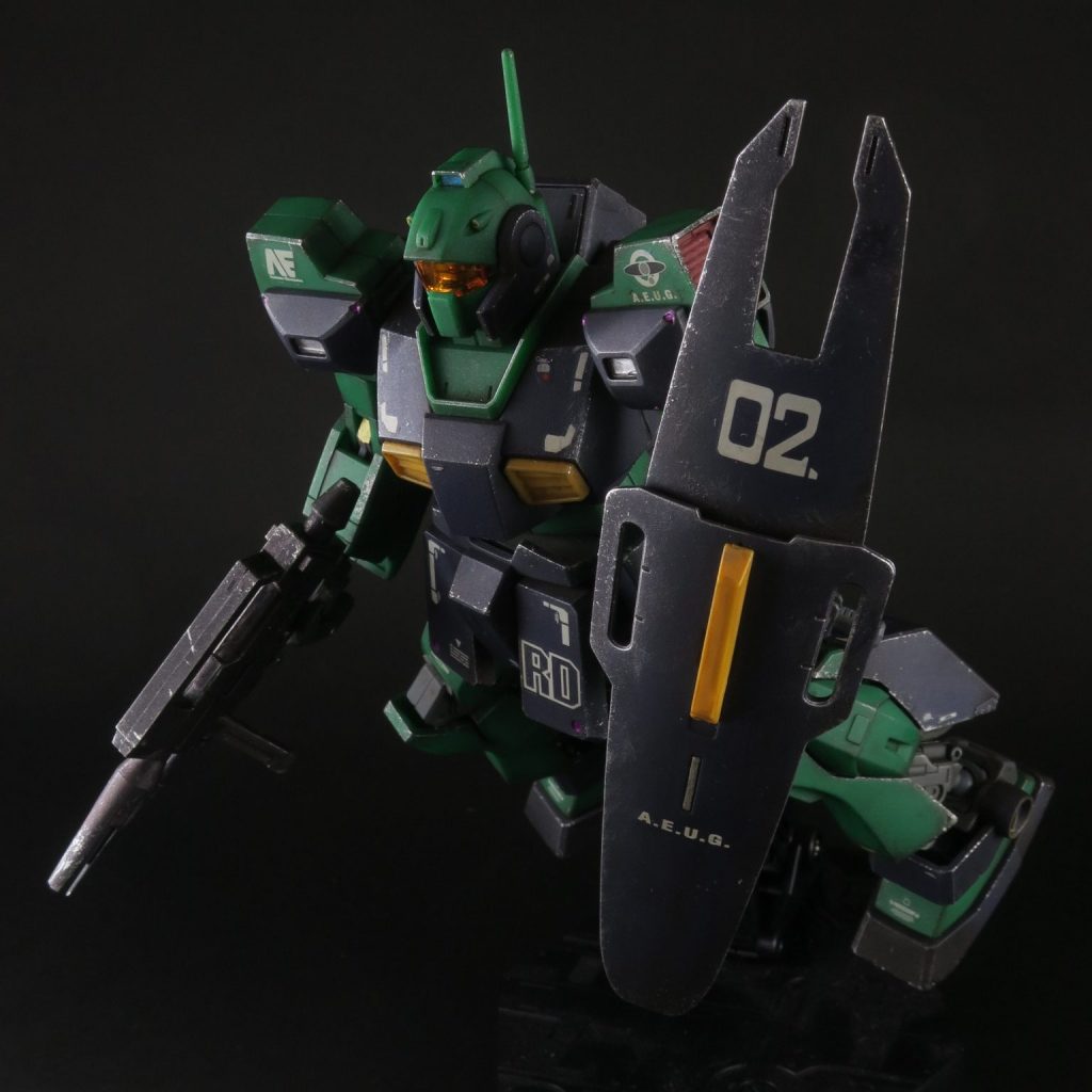 【受注製作】★鋼板製レプリカ★金文字★ウェザリング加工★お召仕様４枚セット★ HGUC ネモ 水転写デカール＆ウェザリング｜ReverseRootsさんのガンプラ