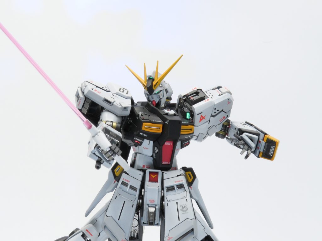 ビームエフェクトはまた今度塗ります（蛍光ピンクがなかった…）