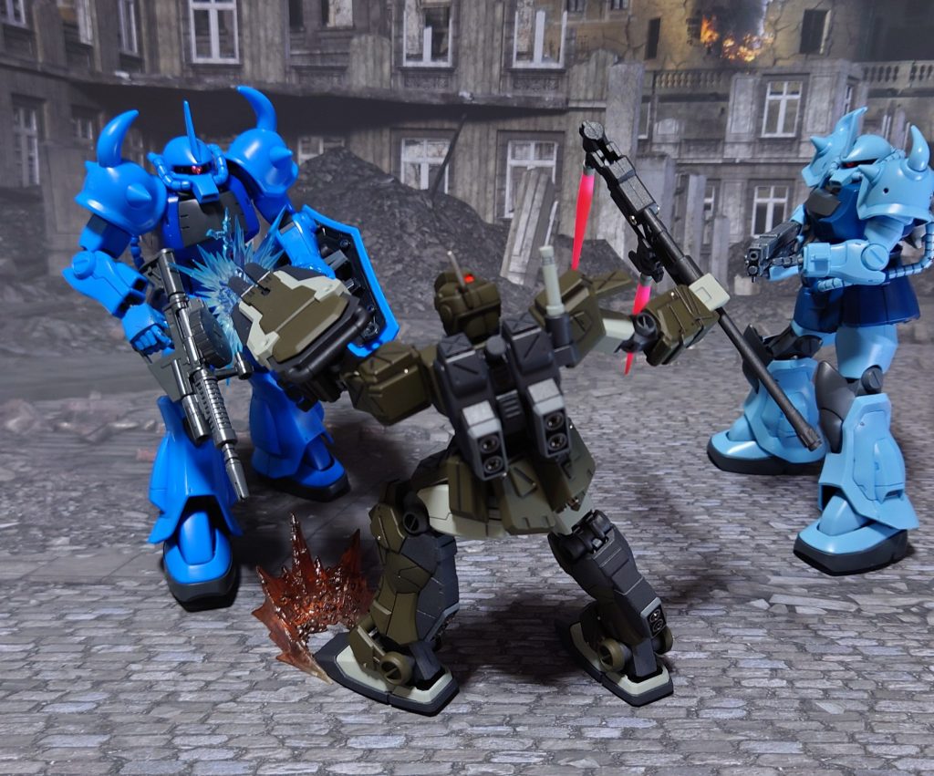 スパイクシールドで一撃。