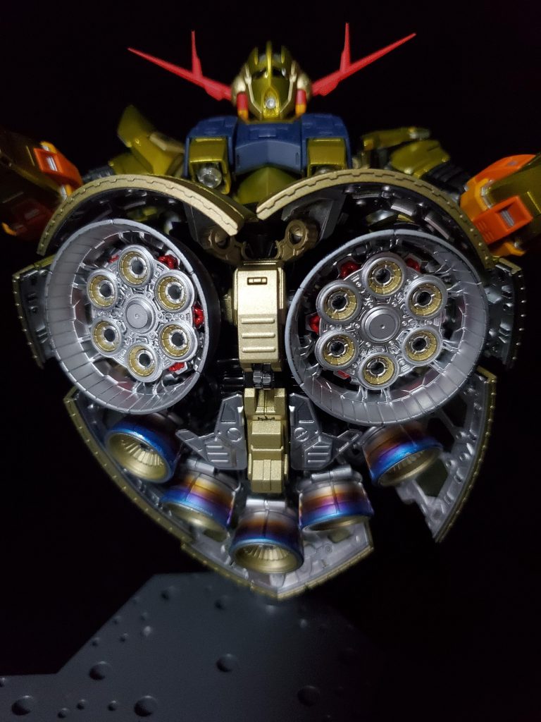 どうしてもやってしまう、バーニア焼け塗装wにしても凄い迫力です。