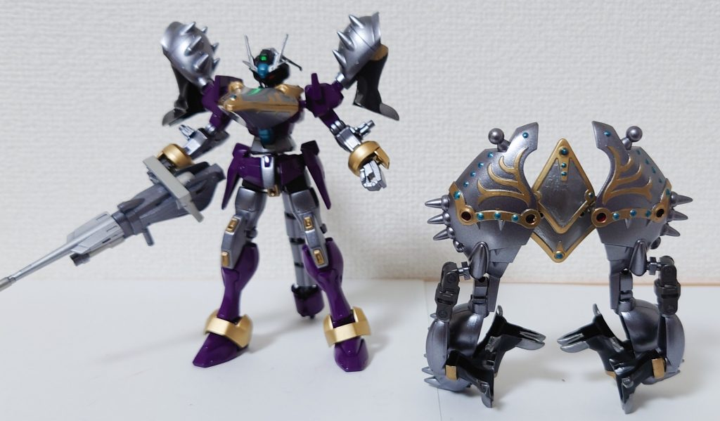 バックパックと並んだ状態