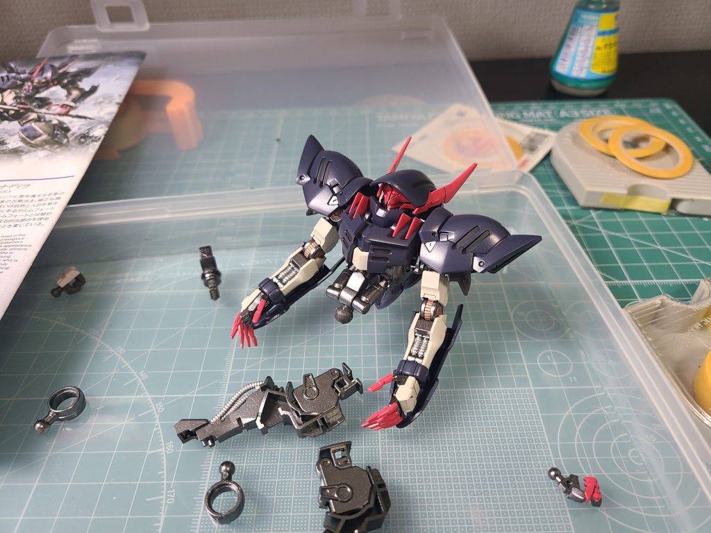 肩のマスキングが難しかったです