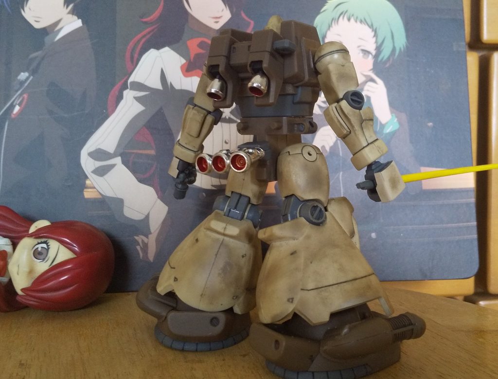 :スカートパーツを外すとこんな感じだ！スカートのバーニアはエクセレント！こんな感じで以上だ見てくれてありがとう！