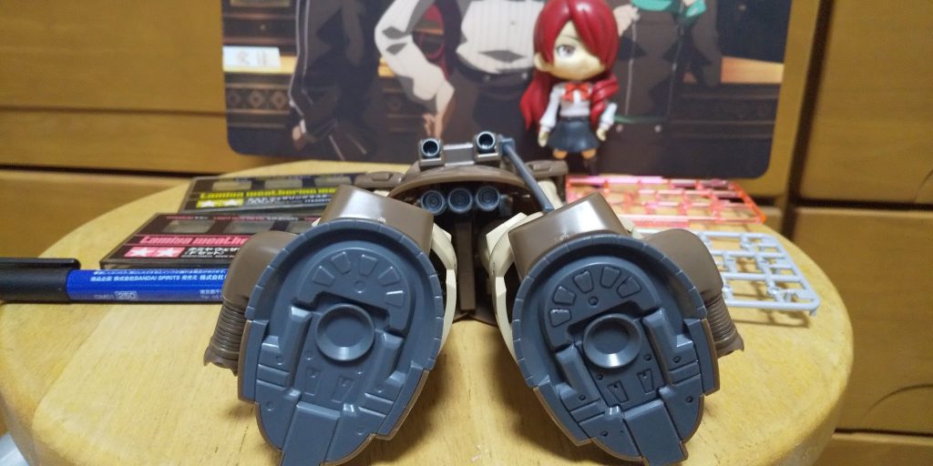 :加工前の真下だ。…うーん…加工や部分塗りをしないとなんか物足りないな…。💦