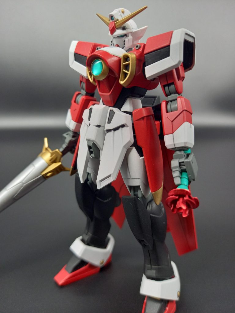 SDガンダムのロゼッタガンダムを参考にしています🎵ビルドダイバーズで、Wシリーズの機体を使うフォースに所属しているという設定です❗️