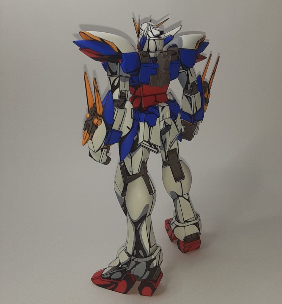 ウイングガンダム ワカメ影&アニメ塗り–2枚目/制作者：Gundamdamdam