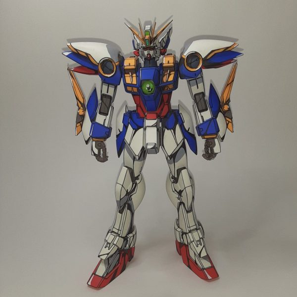 ウイングガンダム ワカメ影&アニメ塗り