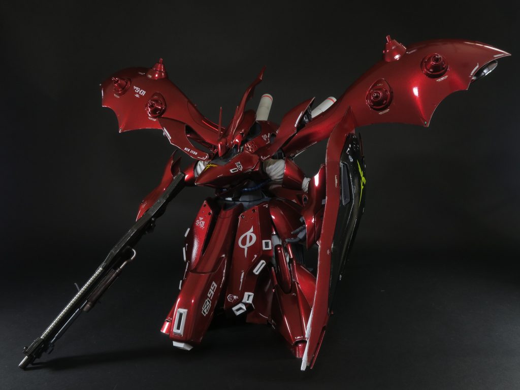 HGUC ナイチンゲール キャンディ塗装＆ライトウェザリング