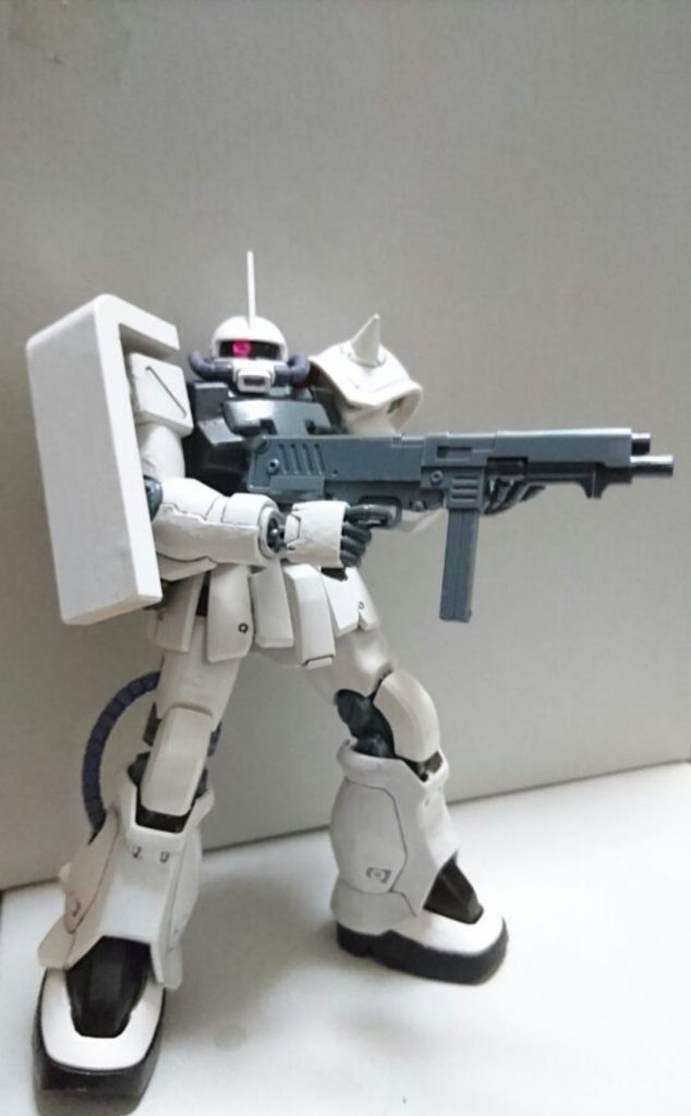 ちょい墨入れしたら完成。シンプルでいいかなー汚したいけど、地上、宇宙どっちがいいかな。どっちにも転ぶカラー！