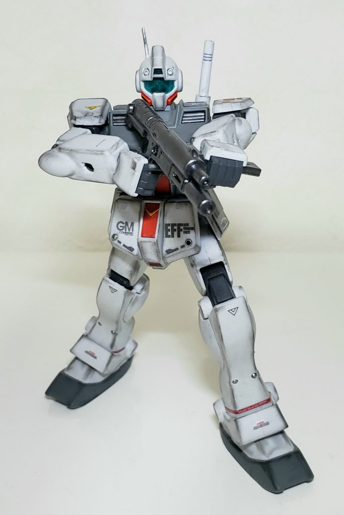 肩関節は引き出し機能がないのでカッコ良く両手持ちは出来ません(T^T)