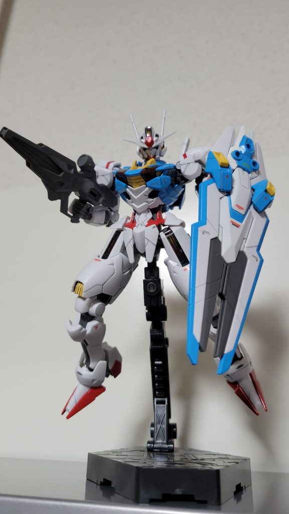 ビームライフルくんは作業が終わるまで存在を忘れていたので素組みのままです