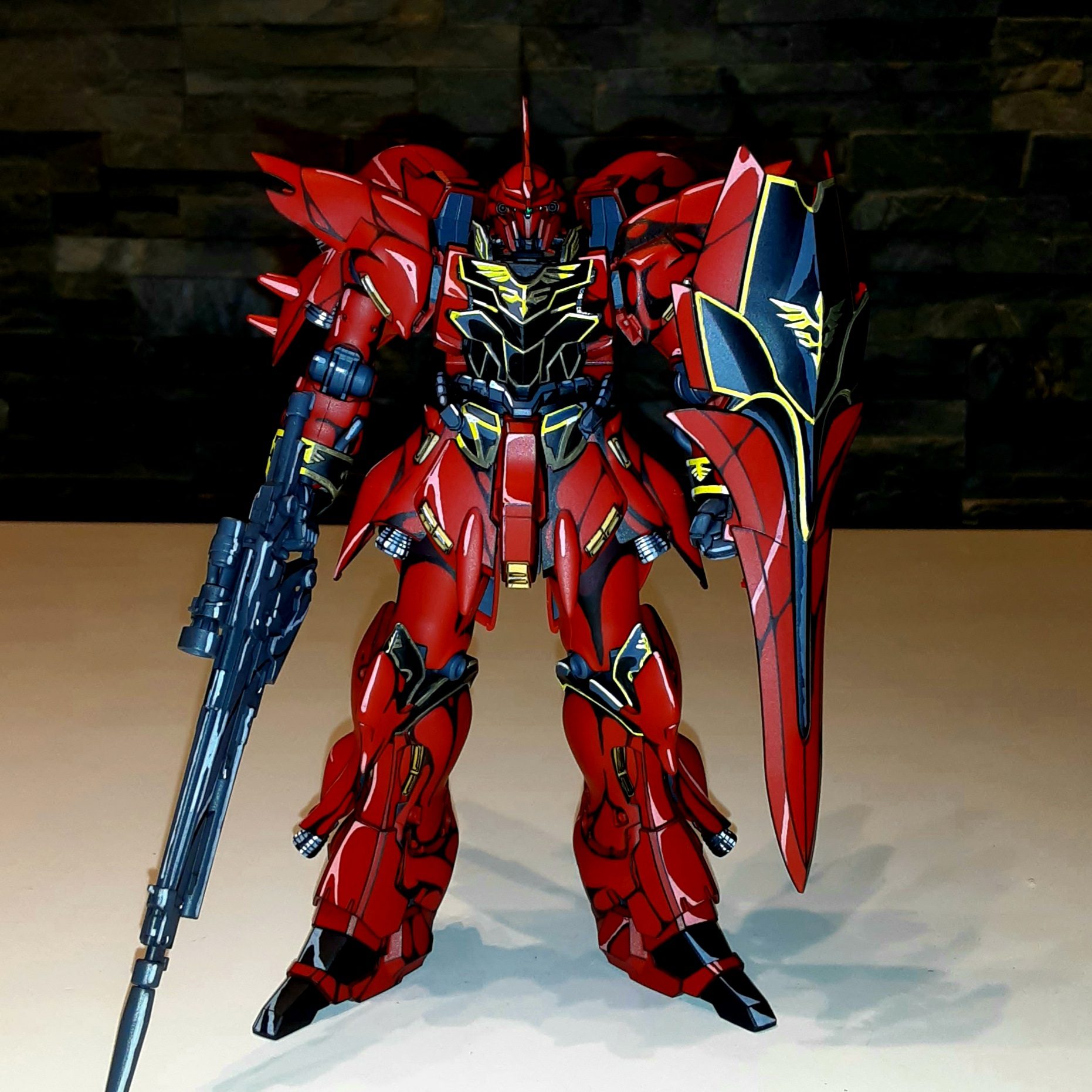 シナンジュ アニメ塗り｜Gundamdamdamさんのガンプラ作品｜GUNSTA（ガンスタ）