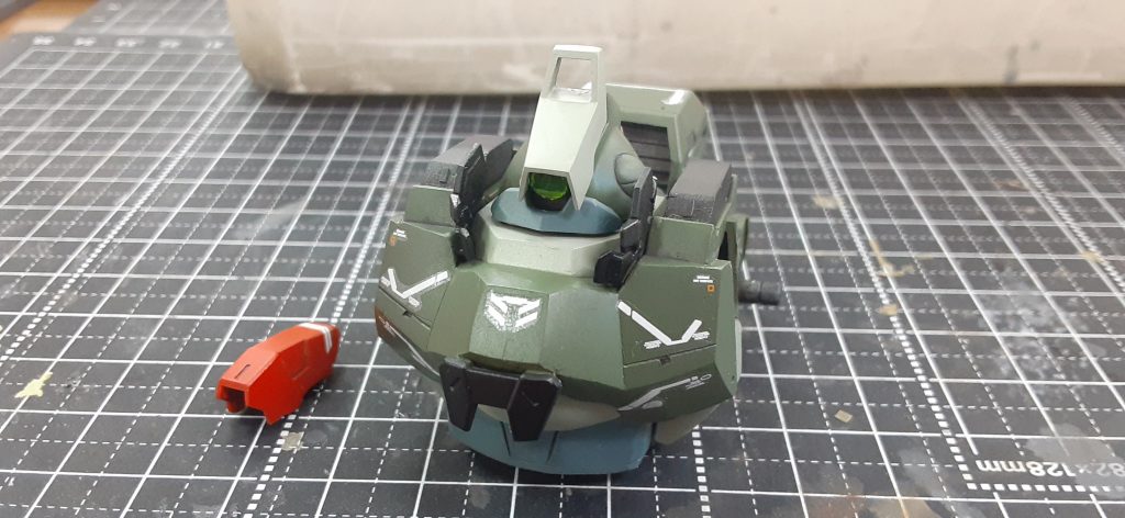 一般機ヘッドも作成。ひさしを少し延長しています。